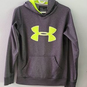 Under Armour Storm Grey/Neon Green Sweatshirt